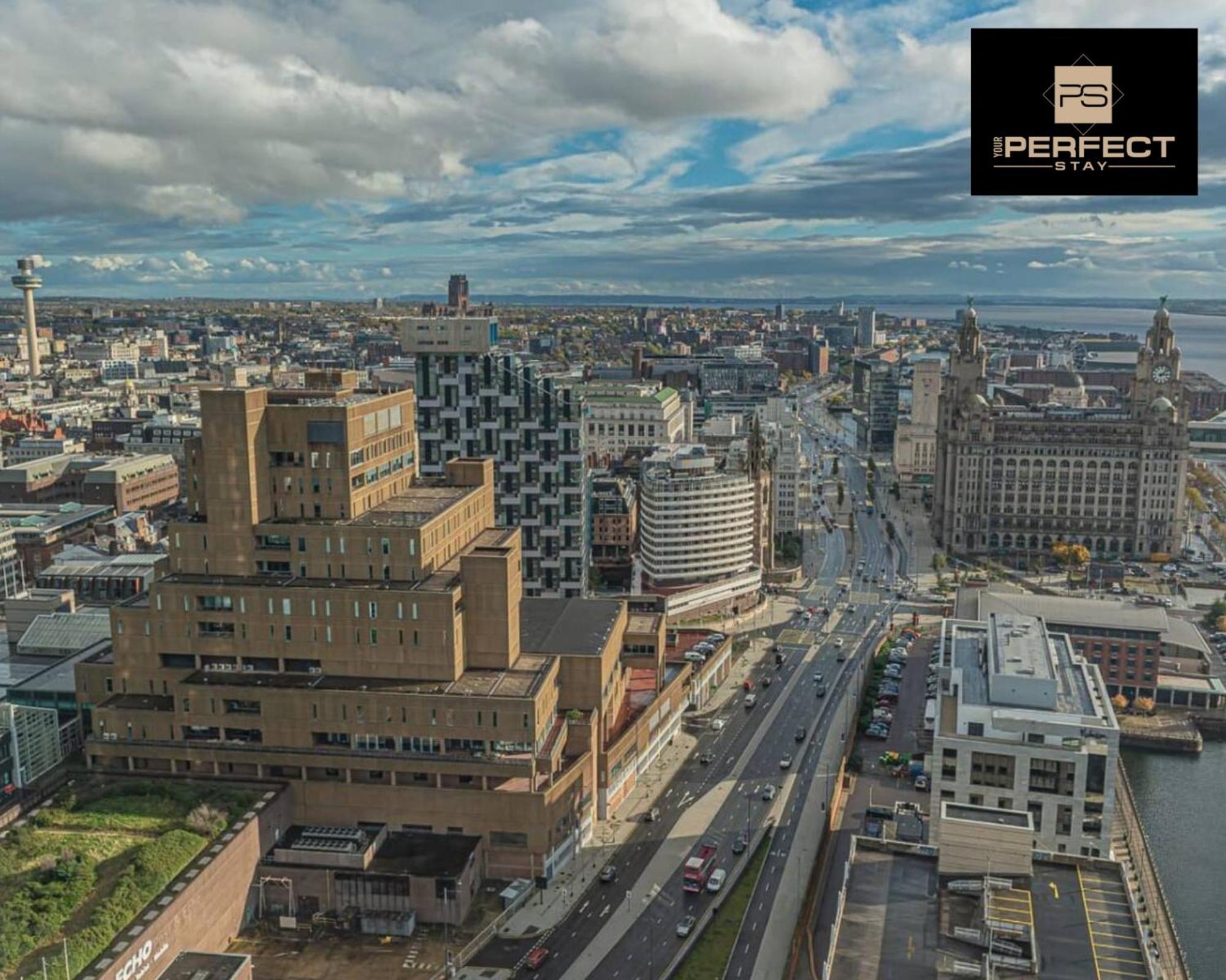 The Lexington - Liverpool City Centre 24 Hour Gym - Your Perfect Stay - City And Waterfront Views Exteriör bild